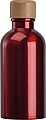Nerezová fľaša s karabínou 400 ml, červená