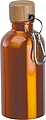 Nerezová fľaša s karabínou 400 ml, oranžová