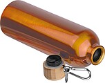 Nerezová fľaša s karabínou 750 ml, oranžová
