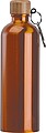 Nerezová fľaša s karabínou 750 ml, oranžová