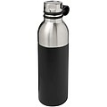 Nerezová športová fľaša s vakuovou izoláciou, objem 590 ml, čierna
