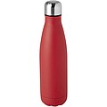 Nerezová termo fľaša na pitie z recyklovanej nehrdzavejúcej ocele, 500ml, červená