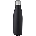 Nerezová termo fľaša na pitie z recyklovanej nehrdzavejúcej ocele, 500ml, čierna