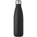 Nerezová termo fľaša na pitie z recyklovanej nehrdzavejúcej ocele, 500ml, čierna