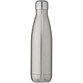 Nerezová termo fľaša na pitie z recyklovanej nehrdzavejúcej ocele, 500ml, strieborná