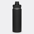 Nerezová termofľaša 600ml, s čiernym viečkom, čierna