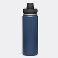 Nerezová termofľaša 600ml, s čiernym viečkom, tmavomodrá