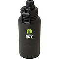Nerezová termoska, 530ml, s odnímateľnou spodnou časťou 340ml, čierna