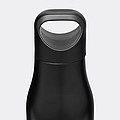 Nerezová termoska s bambusovým dnom, objem 500 ml, čierna