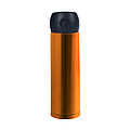 Nerezová termoska s dvojitým viečkom, 400 ml, oranžová