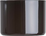 Nerezový hrnček na espresso 80 ml, čierna