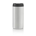 Nerezový hrnček s viečkom, 300 ml, biely