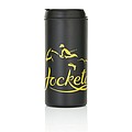 Nerezový hrnček s viečkom, 300 ml, čierny