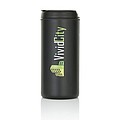 Nerezový hrnček s viečkom, 300 ml, čierny
