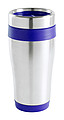 Nerezový termohrnček, 450ml, modré detaily