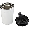Nerezový vákuový termohrnček s pevným uzáverom, objem 360 ml, biela