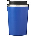 Nerezový vákuový termohrnček s pevným uzáverom, objem 360 ml, kráľovská modrá