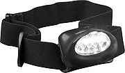 NORDKAP Čelovka s 5 LED svetlami, čierna