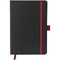 Notebook Color edge A5, čierna/červená