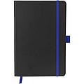 Notebook Color edge A5, čierna/kráľovská modrá