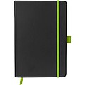 Notebook Color edge A5, čierna/svetlo zelená