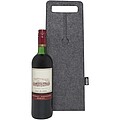 Obal na víno Felta 75 cl GRS z recyklovanej plsťe, sivý melír