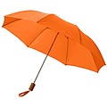 Oranžový skladací dáždnik s priemerom 90 cm