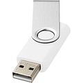 Otočný USB disk 32 GB, biela