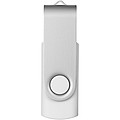 Otočný USB disk 32 GB, biela