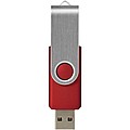 Otočný USB disk 32 GB, červená