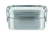 PALADAR Lunchbox z nerezovej ocele, 2 vnútorné priehradky