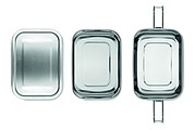 PALADAR Lunchbox z nerezovej ocele, 2 vnútorné priehradky