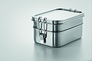 PALADAR Lunchbox z nerezovej ocele, 2 vnútorné priehradky