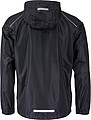 Pánska bunda do dažďa James & Nicholson RAIN, čierna, 3XL