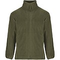 Pánska fleecová celorozopínacia bunda, ROLY ARTIC, vojenská zelená tmavá, veľ. 3XL