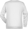 Pánska mikina James Nicholson sweatshirt men, biela, veľ. L