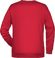 Pánska mikina James Nicholson sweatshirt men, červená, veľ. XL