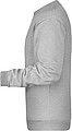 Pánska mikina James Nicholson sweatshirt men, tmavo šedý melír, veľ. XL