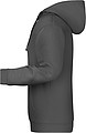 Pánska mikina s kapucňou James Nicholson sweat hoodie men, antracitová, veľ. 4XL