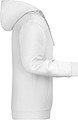 Pánska mikina s kapucňou James Nicholson sweat hoodie men, biela, vel. M