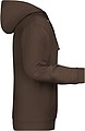 Pánska mikina s kapucňou James Nicholson sweat hoodie men, hnedá, vel. M