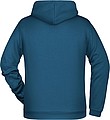 Pánska mikina s kapucňou James Nicholson sweat hoodie men, modrozelená, vel. 3XL