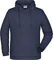 Pánska mikina s kapucňou James Nicholson sweat hoodie men, námornícka modrá, veľ. 5XL