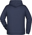 Pánska mikina s kapucňou James Nicholson sweat hoodie men, námornícka modrá, veľ. M