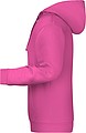 Pánska mikina s kapucňou James Nicholson sweat hoodie men, ružová, veľ. XL