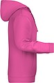 Pánska mikina s kapucňou James Nicholson sweat hoodie men, ružová, veľ. XL