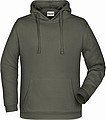 Pánska mikina s kapucňou James Nicholson sweat hoodie men, sivá, veľ. XXL