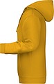 Pánska mikina s kapucňou James Nicholson sweat hoodie men, tmavo žltá, vel. M