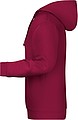 Pánska mikina s kapucňou James Nicholson sweat hoodie men, vínová, veľ. M