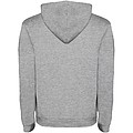 Pánska mikina s kapucňou ROLY URBAN, sivá s čiernymi doplnkami, 3XL